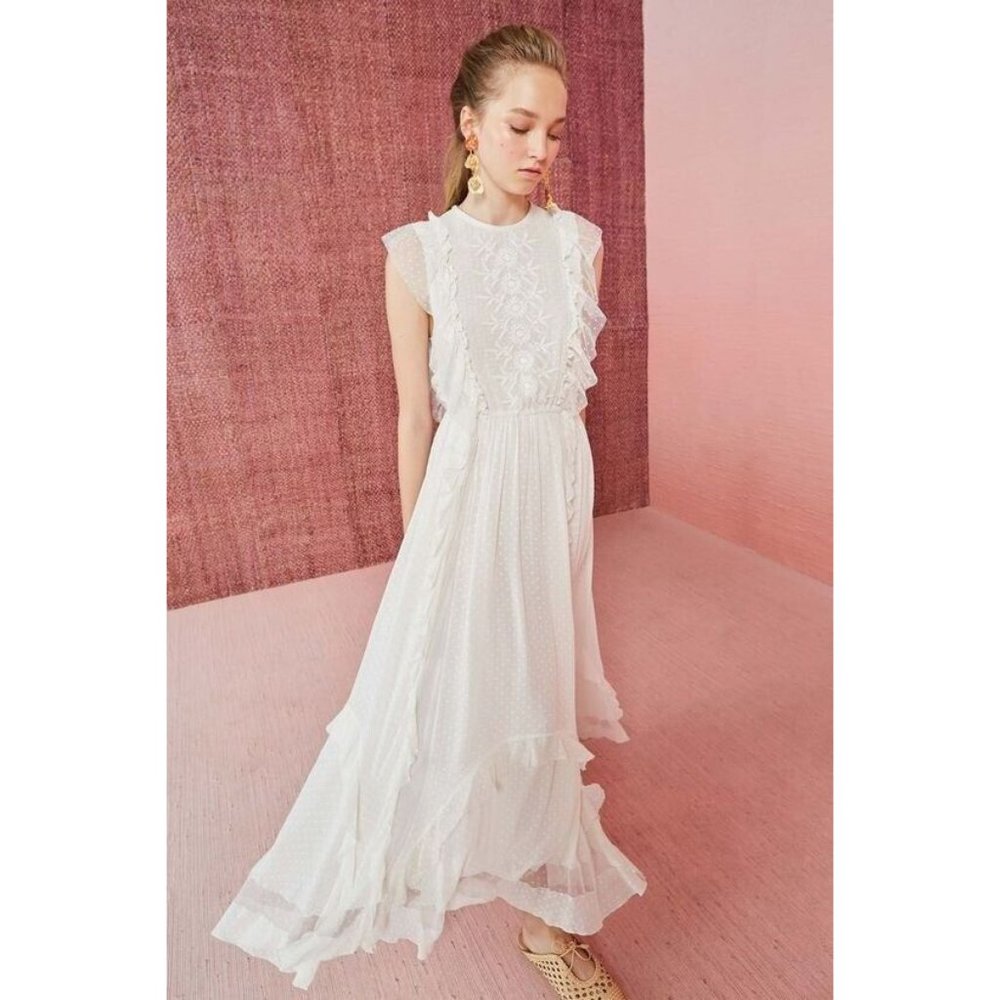 Ulla Johnson White Maxi Dress
